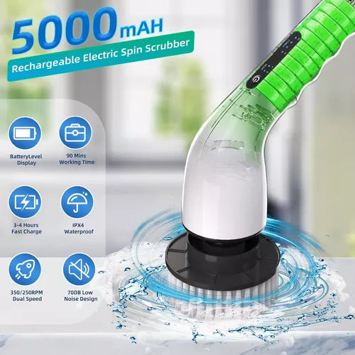 Cepillo Eléctrico Multifuncional de Limpieza 9 en 1